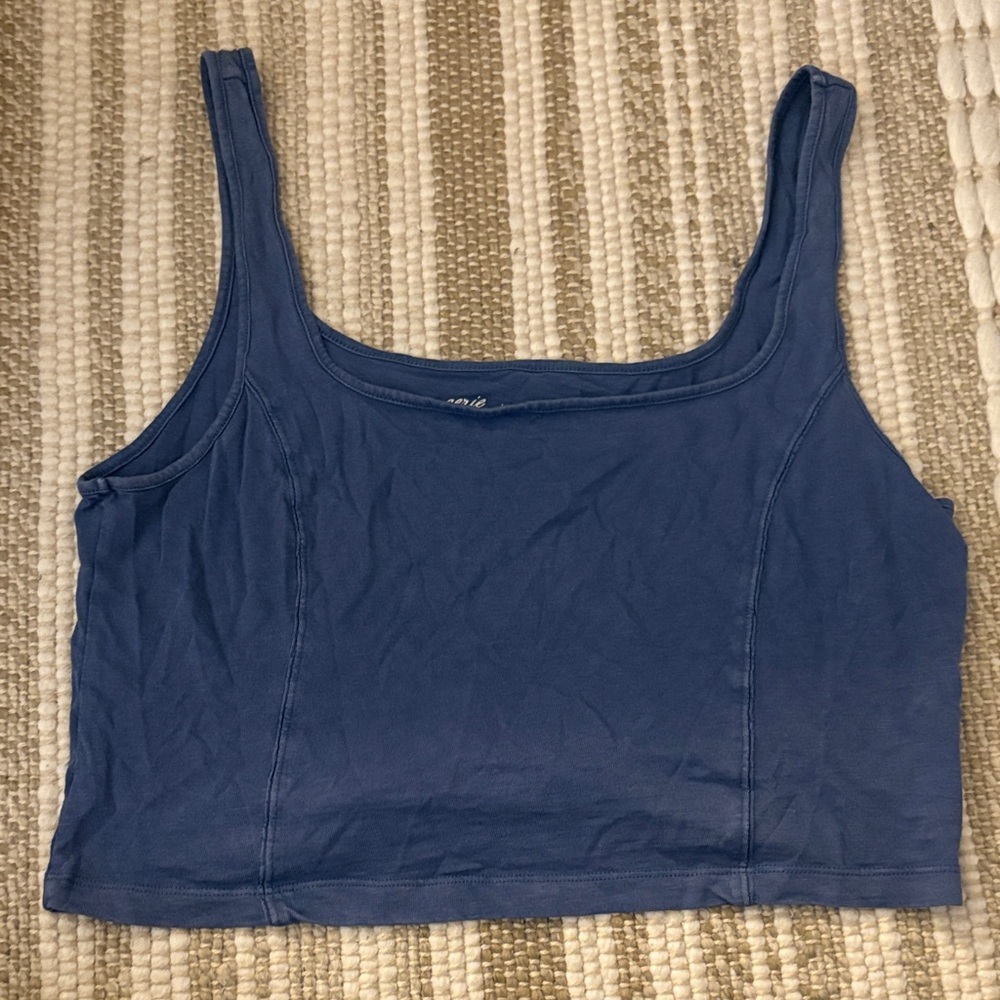 Aerie Slate Blue Women's Crop Top